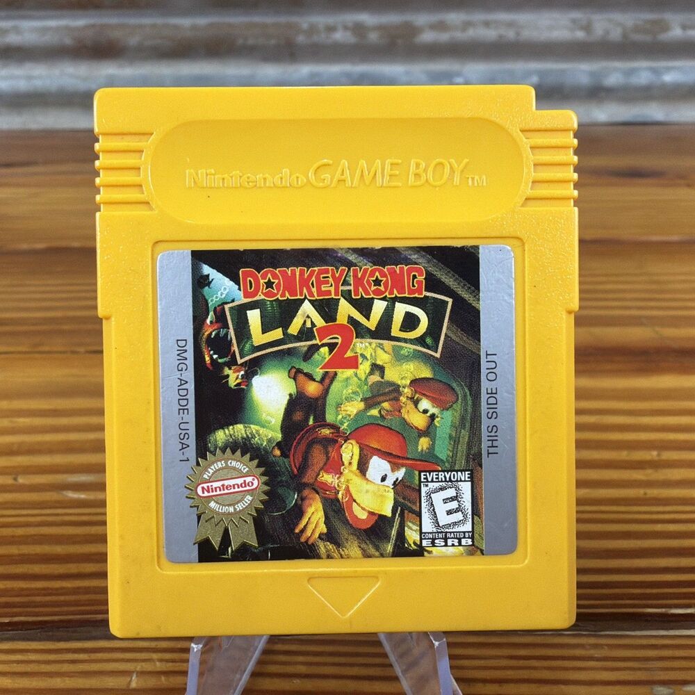 Donkey Kong Land 2 (Nintendo Game Boy, 1996) - Tested & Working